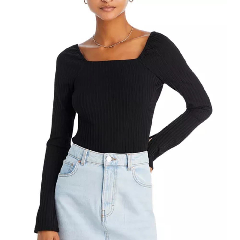 Madewell square neck top